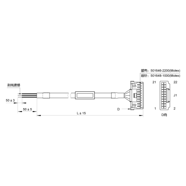 1115-200-1-配套通訊和IO線束 1115-200-1-配套通訊和IO線束