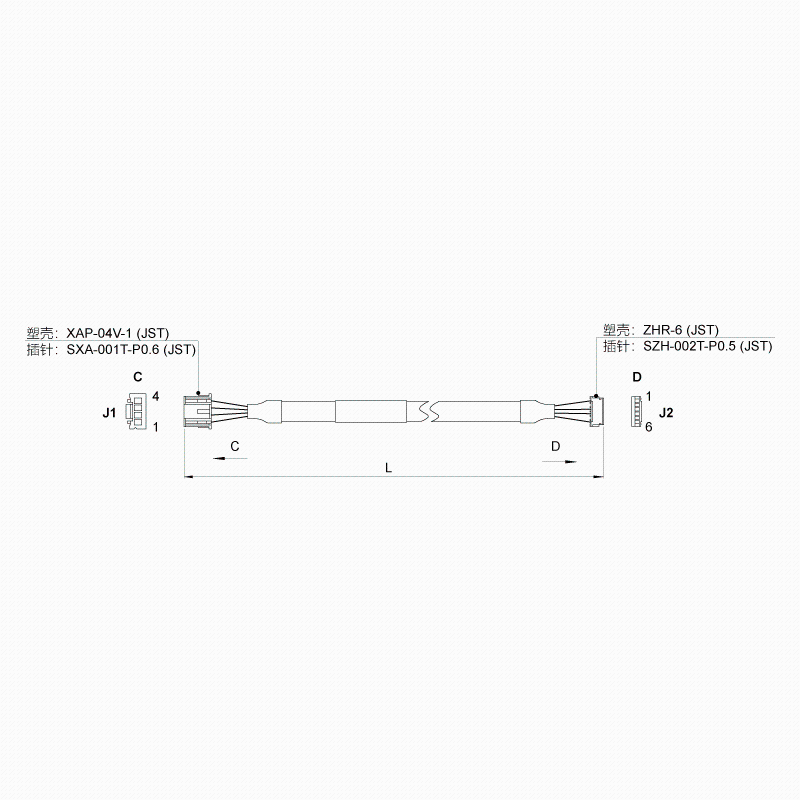 2141-0300-C05-1-閉環(huán)步進(jìn)產(chǎn)品配套線束