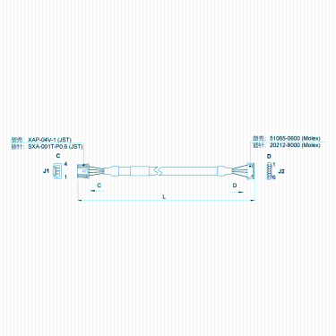 2142-0500-C05-1-閉環(huán)步進(jìn)產(chǎn)品配套線束 2142-0500-C05-1-閉環(huán)步進(jìn)產(chǎn)品配套線束